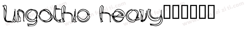 LinGothic heavy字体转换